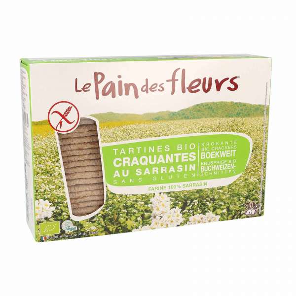 Blumenbrot Buchweizen-Knäckebrot in der günstigen Großpackung Blumenbrot Buchweizen-Knäckebrot in der günstigen Großpackung