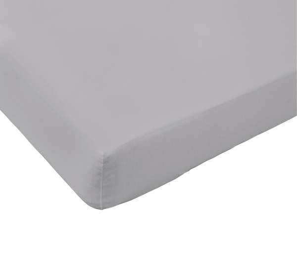 Bio Spannbettlaken mit Rundumgummi, pflegeleicht