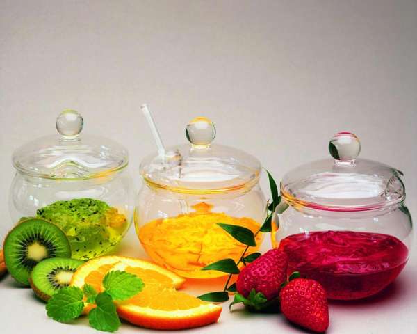 Glas Jena Marmeladendose: elegant und praktisch