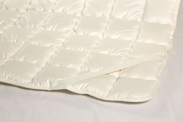 PureNature Kapok Unterbett waschbar für erholsamen Schlaf