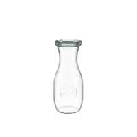 WECK Glaskaraffe 500 ml mit Glasdeckel – 6 Stück