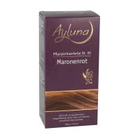 Ayluna Maronenrot - Naturhaarfarbe Rot färben ohne Ammoniak Ayluna Maronenrot - Naturhaarfarbe Rot färben ohne Ammoniak