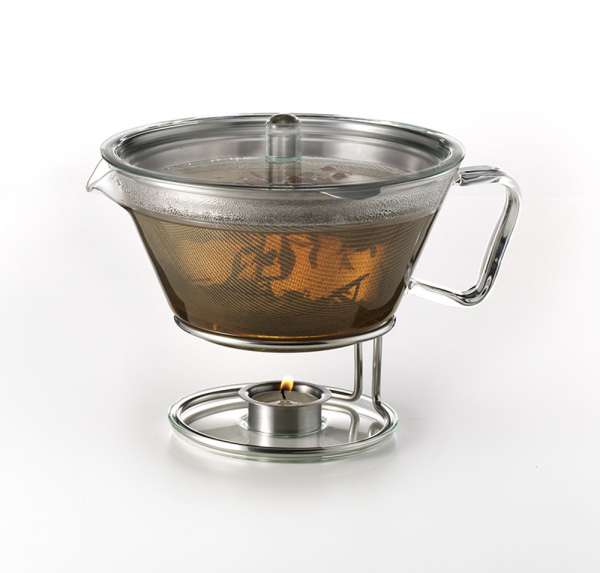 Teewärmer für Trendglas Teekanne Solo, Globe mit Teelicht