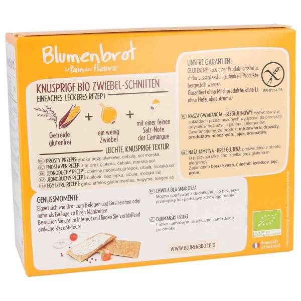 Blumenbrot Zwiebel - Dünnes Knusper Zwiebelbrot ohne Hefe