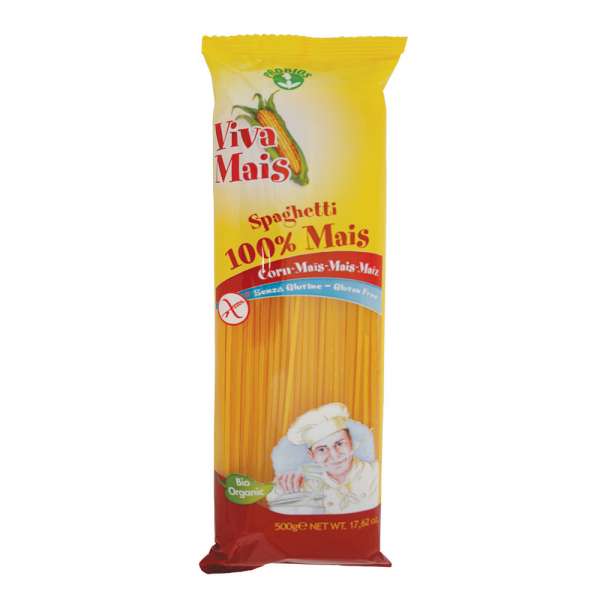 Probios Spaghetti Nudeln aus Maismehl – glutenfrei und ohne Ei Probios Spaghetti Nudeln aus Maismehl – glutenfrei und ohne Ei