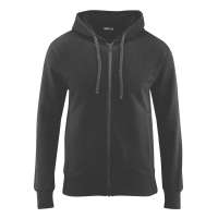 Herren/Damen Sweatjacke mit Kapuze - Schwarz & Grau für Freizeit Herren/Damen Sweatjacke mit Kapuze - Schwarz & Grau für Freizeit