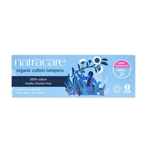 Bio Tampons Super Plus 20 Stück von Natracare 100% Öko Bio Tampons Super Plus 20 Stück von Natracare 100% Öko