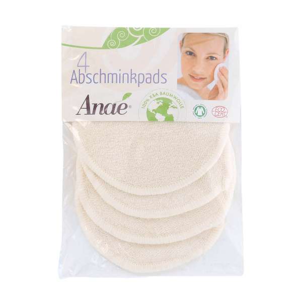 Anae Abschminkpads - wiederverwendbar aus Bio-Baumwolle Anae Abschminkpads - wiederverwendbar aus Bio-Baumwolle