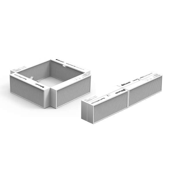Blueair Cabin Ersatzfilter: Partikel- und Aktivkohlefilter Set