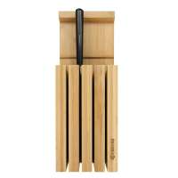 Messerblock ohne Messer aus Bambus japanisches Design Messerblock ohne Messer aus Bambus japanisches Design