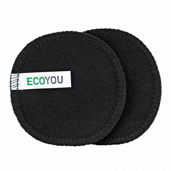 EcoYou Abschminkpads schwarz - 10er Set aus Bio Baumwolle EcoYou Abschminkpads schwarz - 10er Set aus Bio Baumwolle