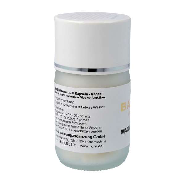 Magnesium Nahrungsergänzungsmittel von NCM, 100 Kapseln