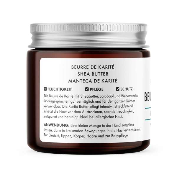Karité Butter von PureNature - pflegende Hautcreme für Gesicht & Körper