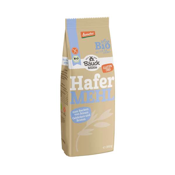Bauckhof Hafermehl glutenfrei: Mit Bio Vollkornhafermehl backen Bauckhof Hafermehl glutenfrei: Mit Bio Vollkornhafermehl backen