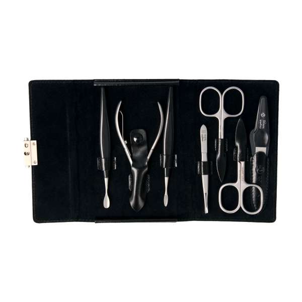 Maniküre Etui Leder Diabolo L mit Nagelpflege Set, 7-teilig Maniküre Etui Leder Diabolo L mit Nagelpflege Set, 7-teilig