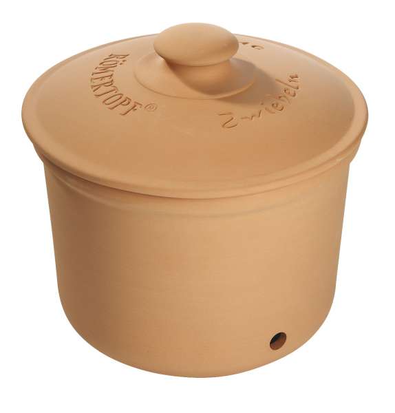 Vorratstopf für Zwiebeln, spülmaschinengeeignet & glasiert Vorratstopf für Zwiebeln, spülmaschinengeeignet & glasiert