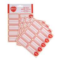 Weck Etiketten für Marmelade - selbstklebend Weck Etiketten für Marmelade - selbstklebend