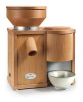 Komo Getreidemühle + Flocker Duett 100 als Kombimühle in Buche Komo Getreidemühle + Flocker Duett 100 als Kombimühle in Buche