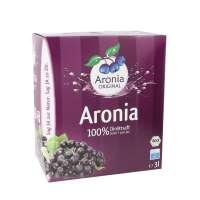 Aroniasaft 3 l Vorratsbox mit Bio Aroniabeerensaft kaufen Aroniasaft 3 l Vorratsbox mit Bio Aroniabeerensaft kaufen