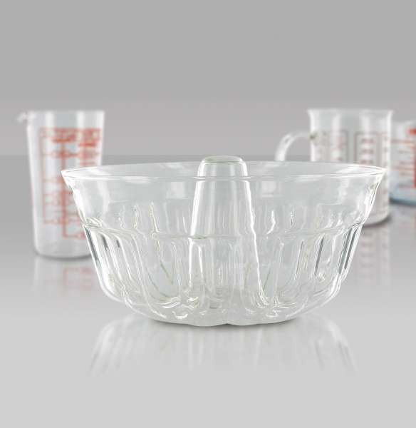 Napfkuchenform Glas, hitzebeständig und spülmaschinenfest