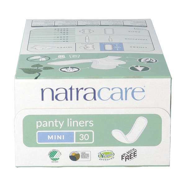 Natracare Slipeinlagen ohne Plastik und zum täglich tragen