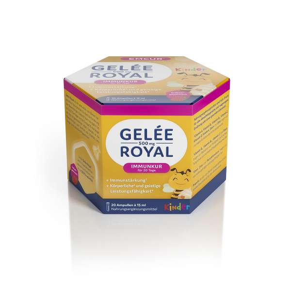Emcur® Gelée Royal 500 mg Erdbeere Emcur® Gelée Royal 500 mg Erdbeere