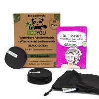 Vorschau: EcoYou Abschminkpads schwarz - 10er Set aus Bio Baumwolle Vorschau: EcoYou Abschminkpads schwarz - 10er Set aus Bio Baumwolle