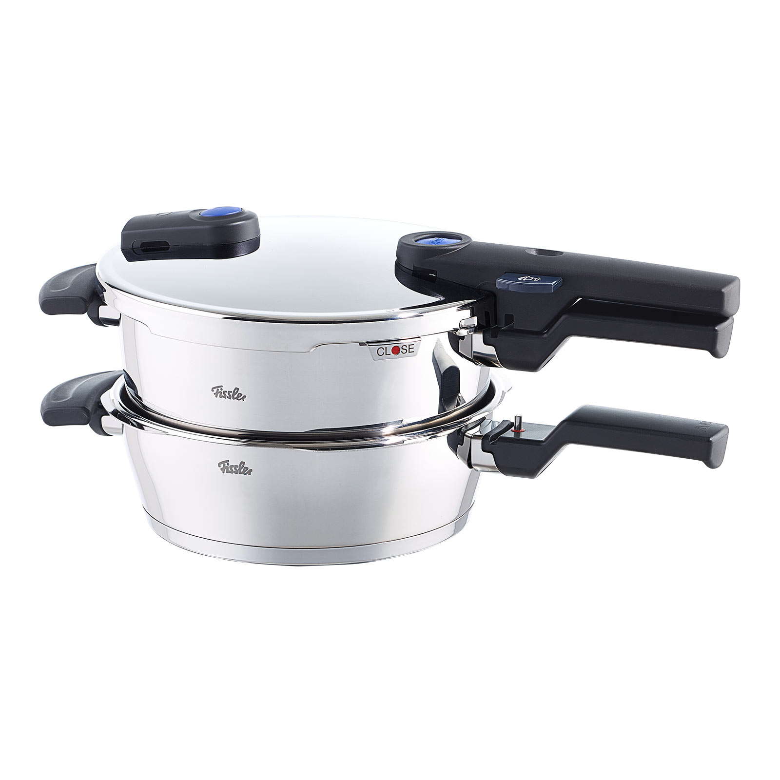 Set: Schnellbratpfanne - PureNature 2,5l Fissler & Schnellkochtopf Topf Vitaquick