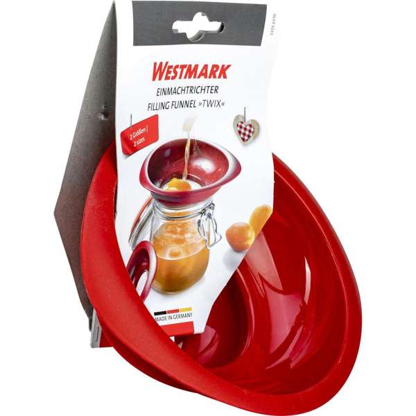 Westmark Einmachtrichter Twix in Rot