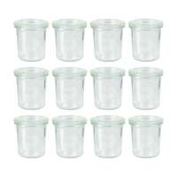 Weckgläser 160 ml: 12er Pack Mini Einmachgläser mit Deckel