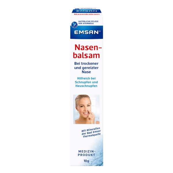 Emsan Nasenbalsam 10g bei Schnupfen oder Allergien Emsan Nasenbalsam 10g bei Schnupfen oder Allergien