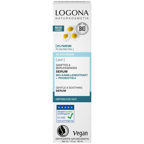 Logona Pur Feuchtigkeitsserum - zertifizierte Naturkosmetik Logona Pur Feuchtigkeitsserum - zertifizierte Naturkosmetik