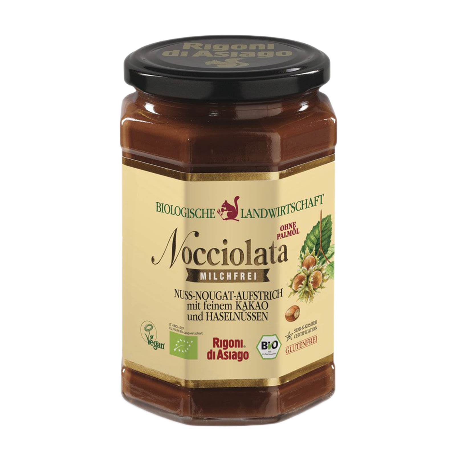 Nocciolata Schokocreme vegan - Bio-Schokoaufstrich ohne Palmöl - PureNature