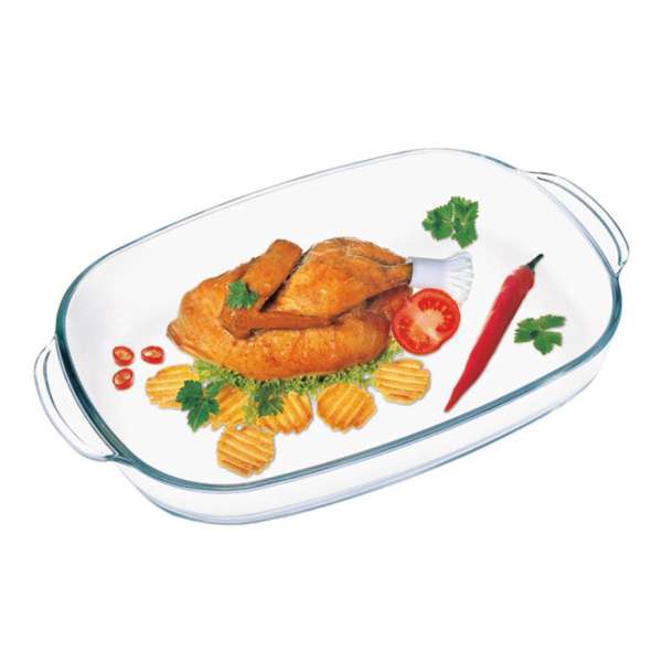 Glasschale für Backofen: PureNature Backschale