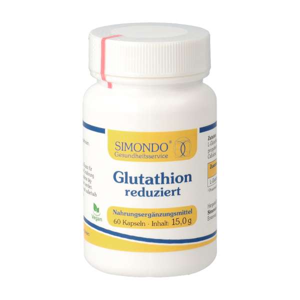 Simondo Glutathion reduziert, Nahrungsergänzungsmittel Simondo Glutathion reduziert, Nahrungsergänzungsmittel