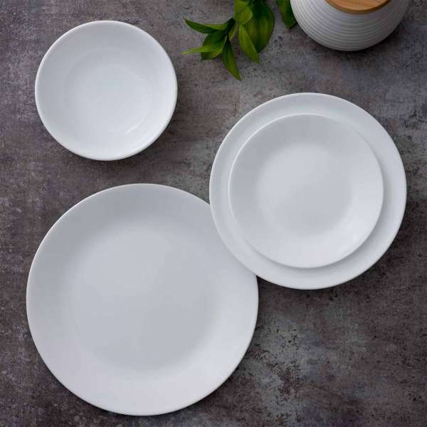 Geschirr Set weiß spülmaschinenfest von Corelle, 12-teilig kaufen