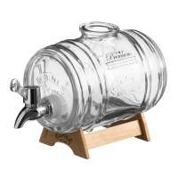 Kilner Glasfass mit Zapfhahn & Ständer aus Pinienholz Kilner Glasfass mit Zapfhahn & Ständer aus Pinienholz