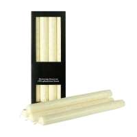 Stearin Stabkerze 4er Set, elfenbein Stearin Stabkerze 4er Set, elfenbein