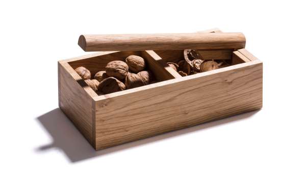 Side by Side Hebelnussknacker Vollholz - für alle Nusssorten