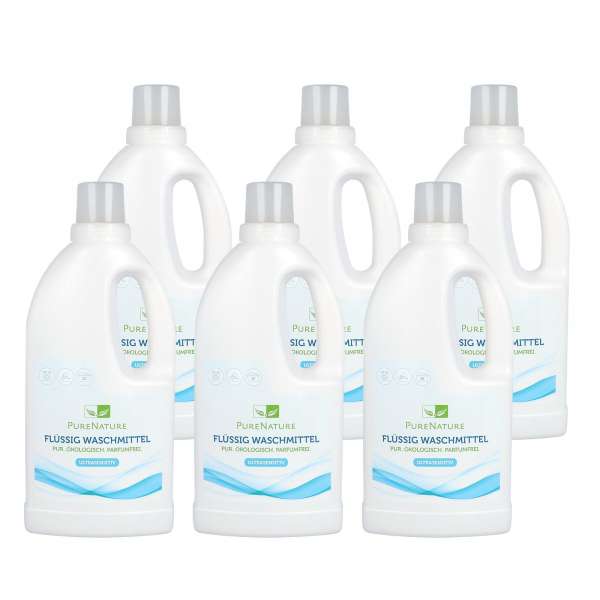 Flüssigwaschmittel ohne Parfüm 6x2 Liter auf Vorrat kaufen Flüssigwaschmittel ohne Parfüm 6x2 Liter auf Vorrat kaufen