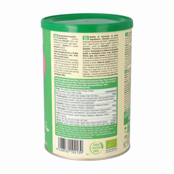 Bio Mandeldrink Instant Pulver - laktosefrei - vegan