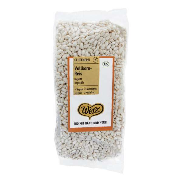Reis gepufft, ungesüßt und glutenfrei für ein gutes Frühstück Reis gepufft, ungesüßt und glutenfrei für ein gutes Frühstück