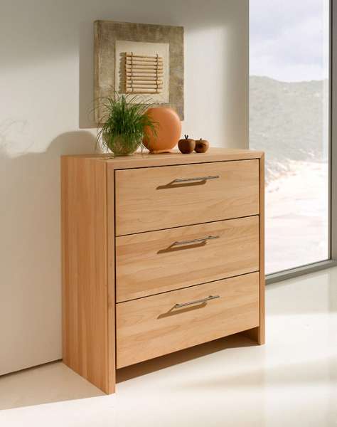 Highboard Massivholz Laura mit 3 Schubladen aus massiver Buche Highboard Massivholz Laura mit 3 Schubladen aus massiver Buche