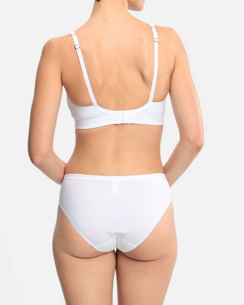Bequemer Bikinislip aus Bio-Baumwolle ohne Seitennähte