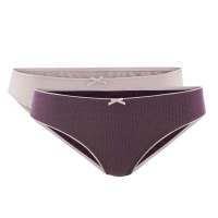 Damen Slips - 100% Bio Baumwolle im günstigen 2er Pack Damen Slips - 100% Bio Baumwolle im günstigen 2er Pack