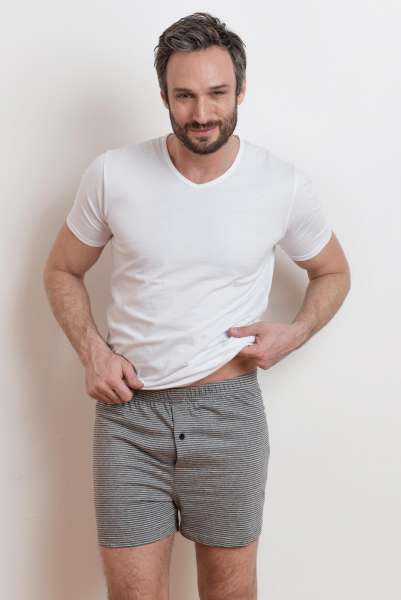 Living Crafts Herren Schlüpfer mit Bein - Basics im Doppelpack