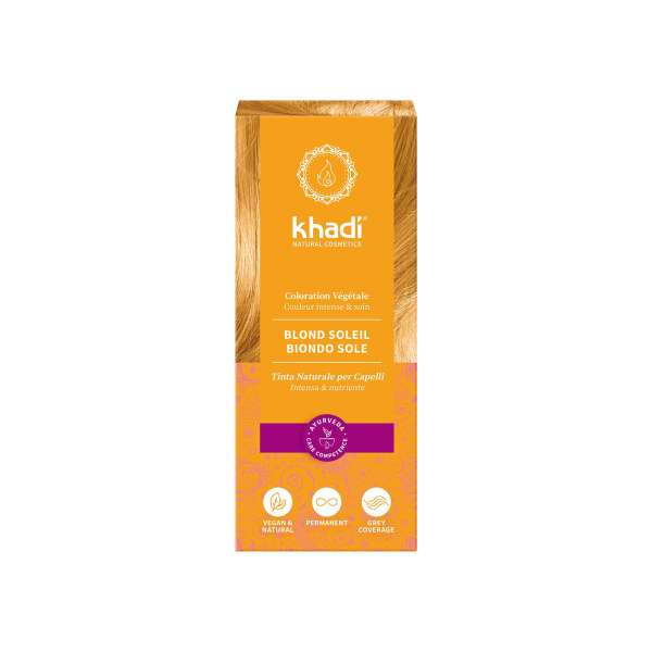 Khadi Sonnenblond: Natürliche Haarfarbe für sonnige Leuchtkraft