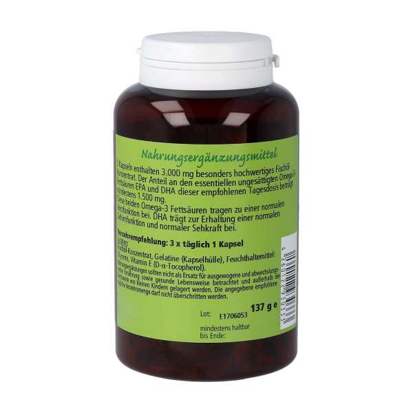 Super EPA 1000 Omega 3 Kapseln mit essentiellen Fettsäuren