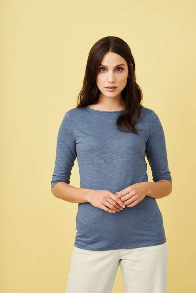 Living Crafts Damen Shirt Dreiviertelarm - Bio Baumwolle