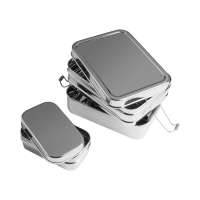 Brotzeit Lunchbox 3 Fächer - aus Edelstahl ohne Plastik Brotzeit Lunchbox 3 Fächer - aus Edelstahl ohne Plastik